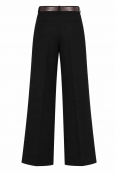 Дамски wide leg панталон X001-900 черен