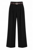 Дамски wide leg панталон X001-900 черен