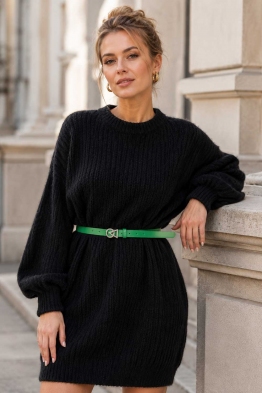 Дамски oversize блузон 13736-16 черен