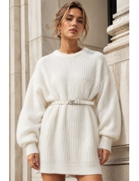 Дамски oversize блузон 13736-16 крем Дамски oversize блузон 13736-16 крем