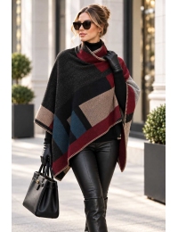 Дамско пончо Autumn Mosaic -350 Дамско пончо Autumn Mosaic -350
