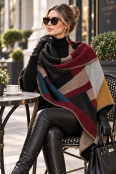 Дамско пончо Autumn Mosaic -350 Дамско пончо Autumn Mosaic -350