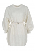 Дамски oversize блузон 13736-16 крем Дамски oversize блузон 13736-16 крем