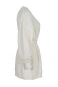 Дамски oversize блузон 13736-16 крем Дамски oversize блузон 13736-16 крем