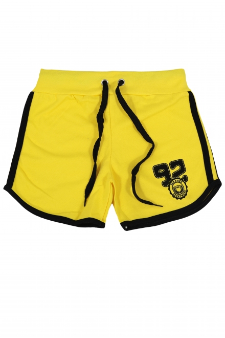 Дамски шорти SPORT C-1 жълти