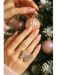 Елегантен пръстен Butterflay златист Елегантен пръстен Butterflay златист